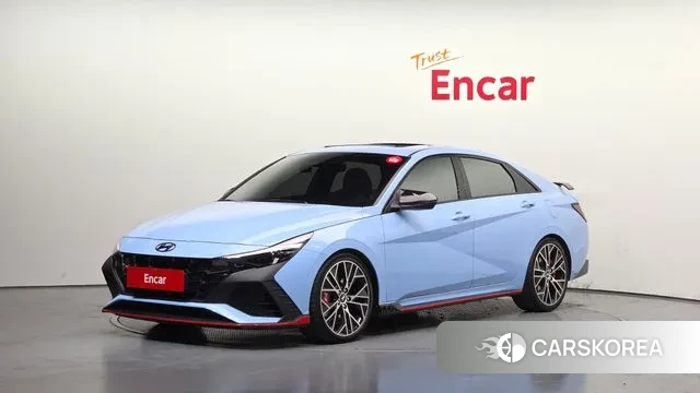 Hyundai Avante (CN7) 2022 Синий из Кореи