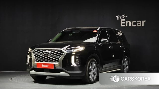 Hyundai Palisade 2022 Черный из Кореи