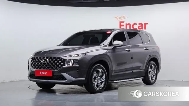 Hyundai The New Santa Fe 2023 Серый из Кореи