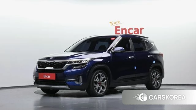 Kia Seltos 2021 Синий из Кореи
