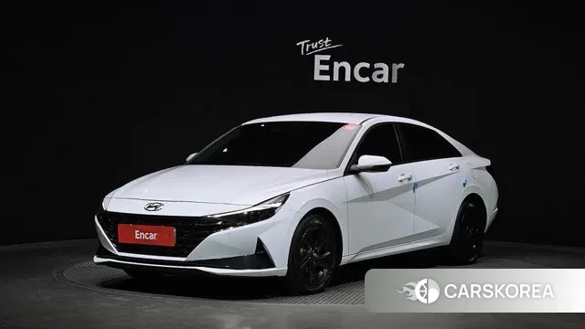 Hyundai Avante (CN7) 2022 Белый из Кореи