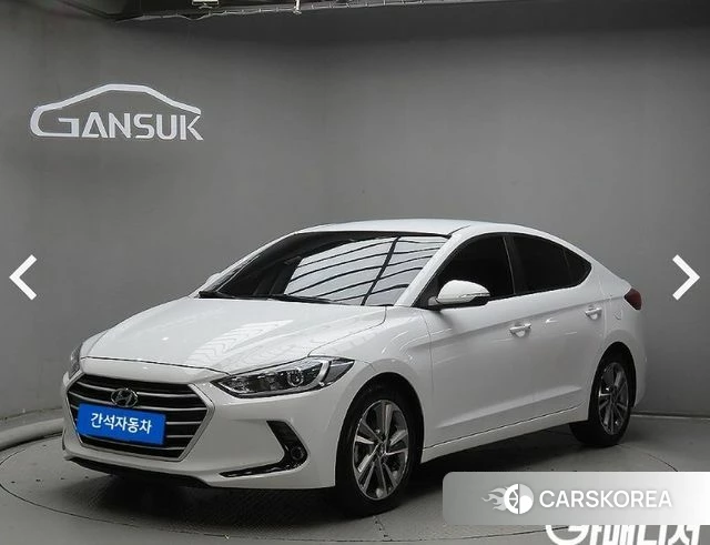Hyundai Avante AD 2018 Белый из Кореи