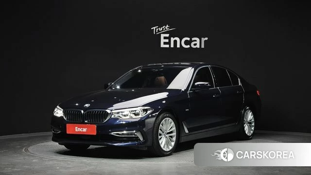 BMW 5 Series (G30) 2018 Синий из Кореи
