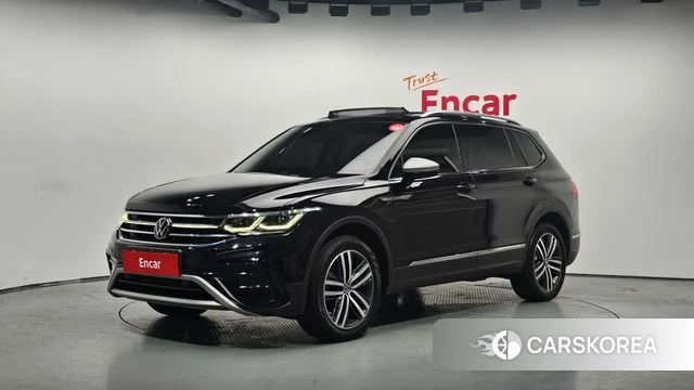 Volkswagen Tiguan Allspace 2023 Черный из Кореи
