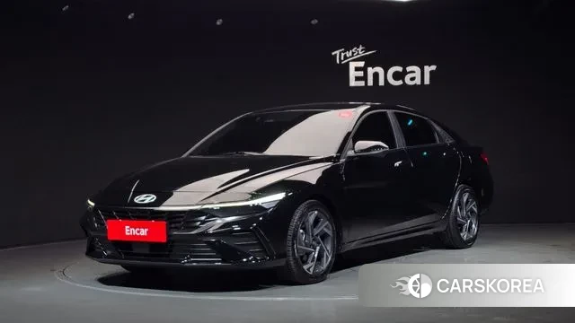 Hyundai The New Avante (CN7) 2023 Черный из Кореи