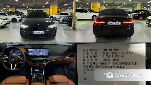 BMW 3 Series (G20) 2025 Черный из Кореи