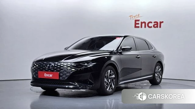 Hyundai The New Grandeur IG Hybrid 2020 Черный из Кореи