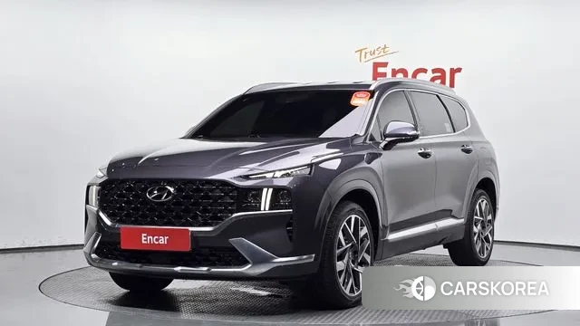 Hyundai The New Santa Fe 2021 Серый из Кореи