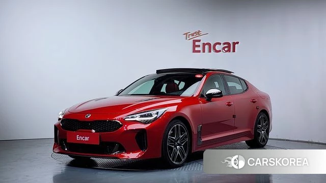Kia Stinger 2018 Красный из Кореи