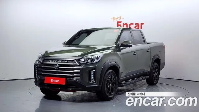 Ssangyong The New Rexton Sports Cannes 2021 Темно-зеленый из Кореи