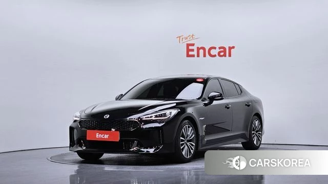 Kia Stinger 2018 Черный из Кореи