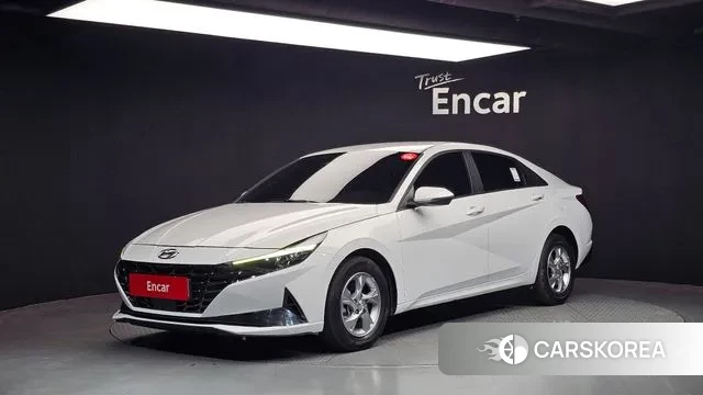 Hyundai Avante (CN7) 2020 Белый из Кореи