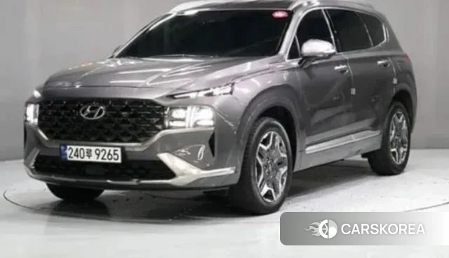Hyundai The New Santa Fe 2023 Серый из Кореи