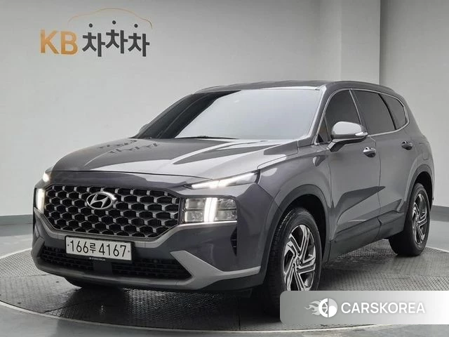 Hyundai The New Santa Fe 2021 Серый из Кореи