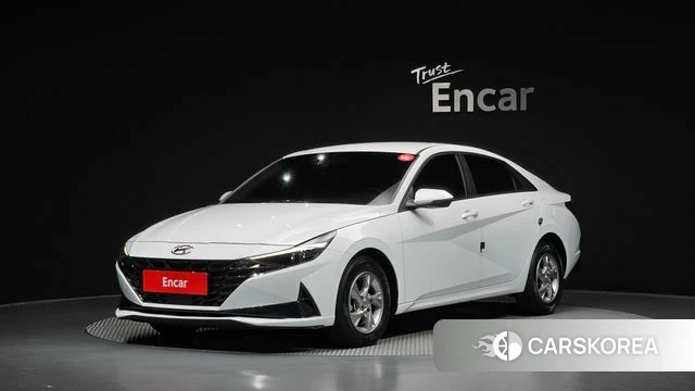 Hyundai Avante (CN7) 2020 Белый из Кореи