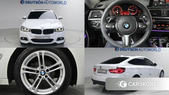 BMW 3 Series GT (F34) 2020 Белый из Кореи