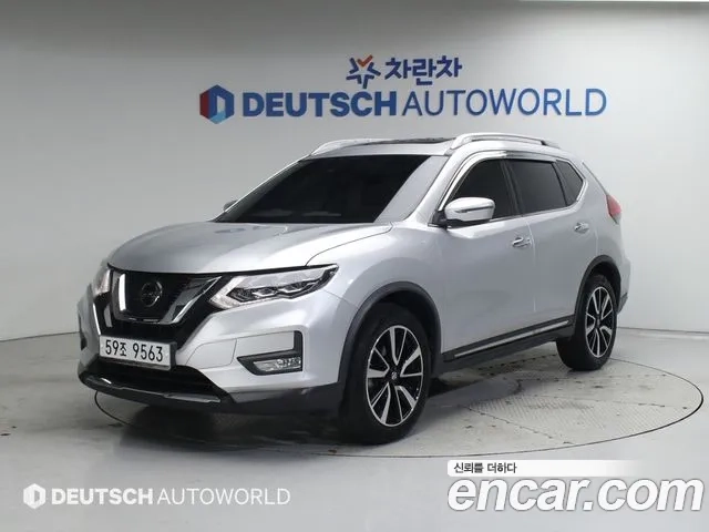 Nissan X Trail 2018 Серебряный из Кореи
