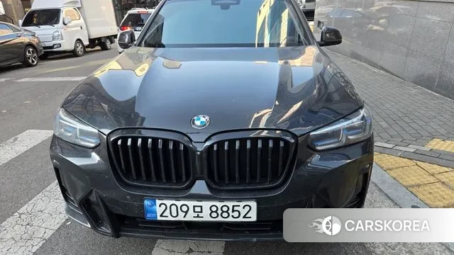 BMW X3 (G01) 2022 Черный из Кореи