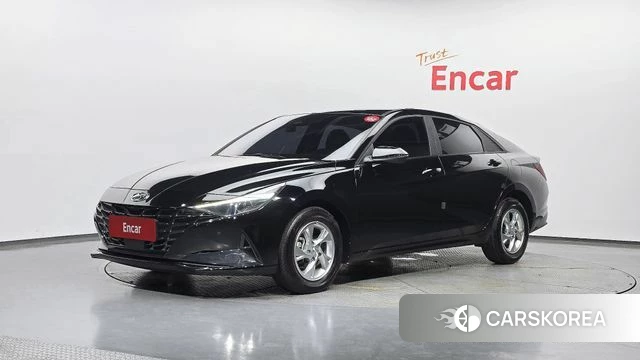 Hyundai Avante (CN7) 2022 Черный из Кореи