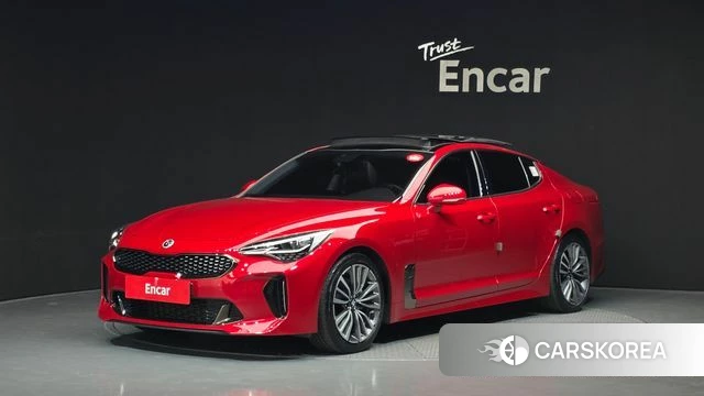 Kia Stinger 2018 Красный из Кореи