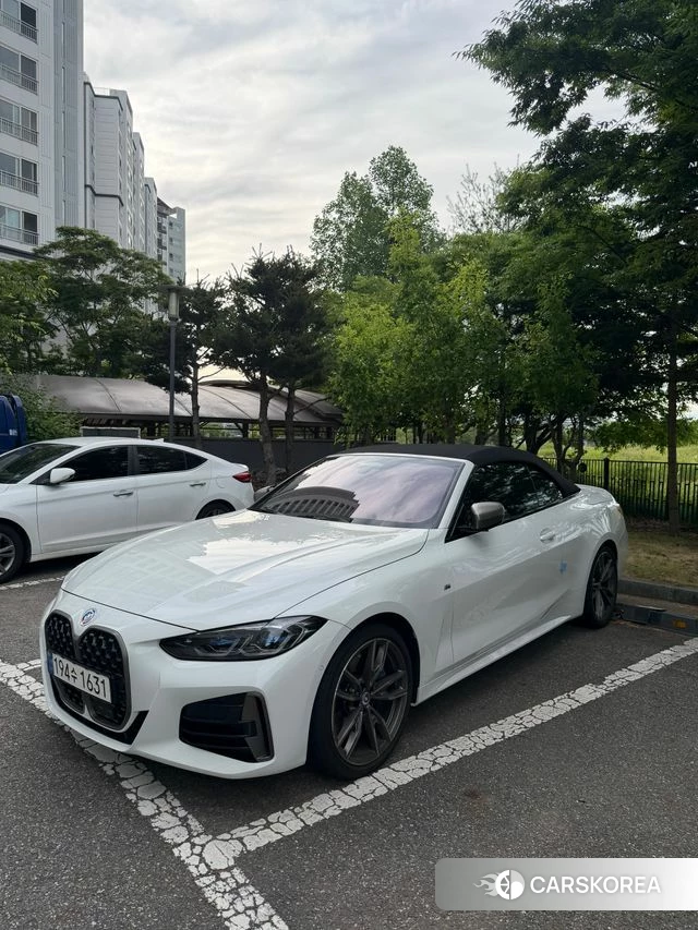 BMW 4 Series (G22) 2023 Белый из Кореи