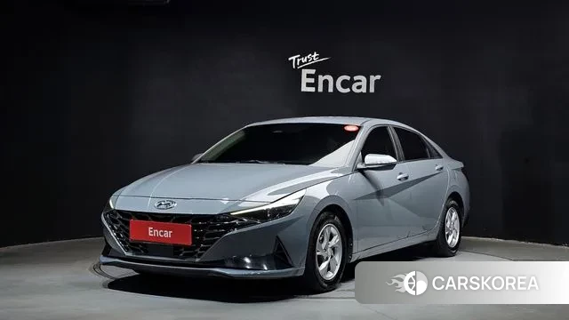 Hyundai Avante (CN7) 2022 Светло-серебряный цвет из Кореи