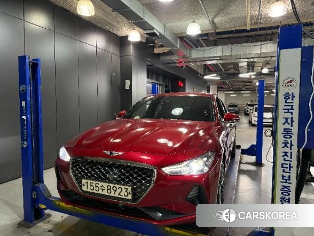 Genesis G70 2018 Красный из Кореи