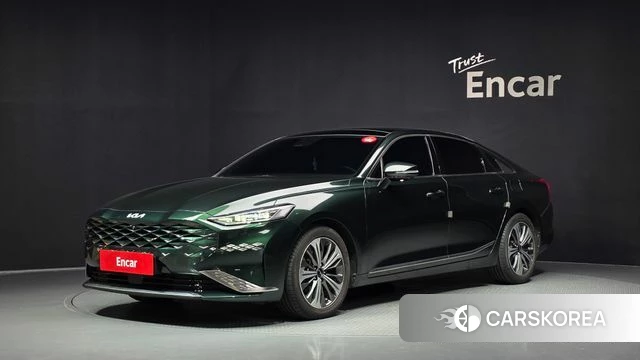 Kia K8 Hybrid 2021 Синий нефрит из Кореи