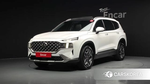 Hyundai The New Santa Fe 2023 Белый из Кореи