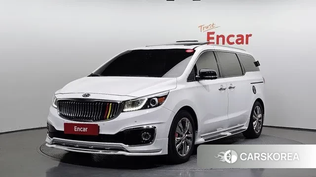 Kia All New Carnival 2018 Белый из Кореи