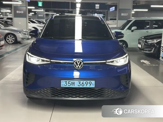 Volkswagen ID.4 2022 Синий из Кореи