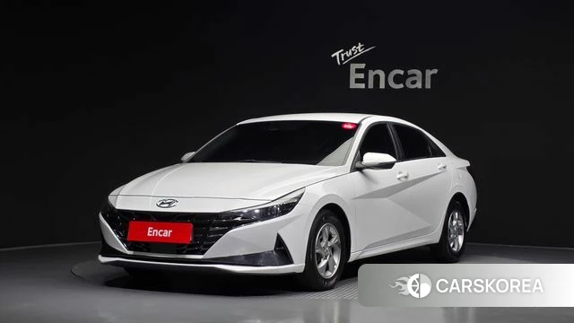 Hyundai Avante (CN7) 2020 Белый из Кореи