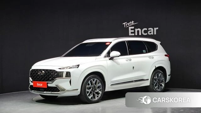 Hyundai The New Santa Fe 2022 Белый из Кореи