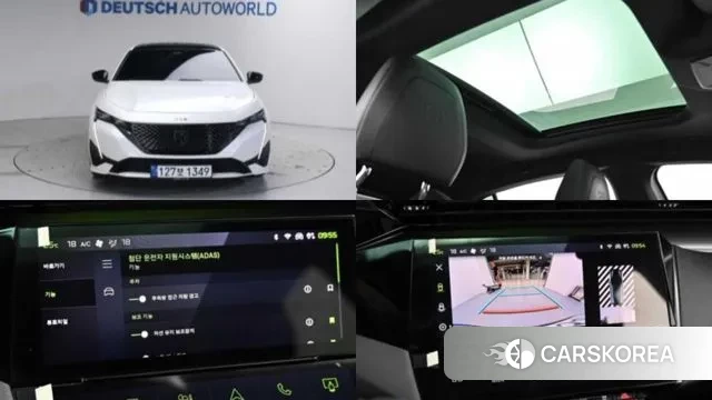 Peugeot 308 Third generation 2023 Белый из Кореи