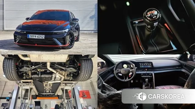 Hyundai The New Avante (CN7) 2025 Черный из Кореи