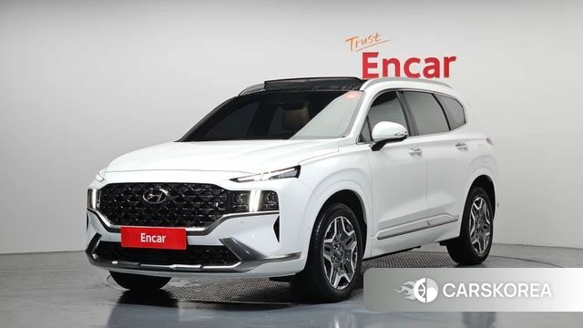 Hyundai The New Santa Fe 2023 Белый из Кореи