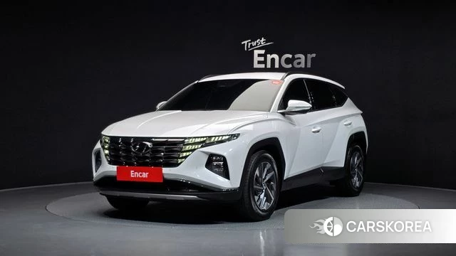 Hyundai Tucson Hybrid (NX4) 2023 Белый из Кореи