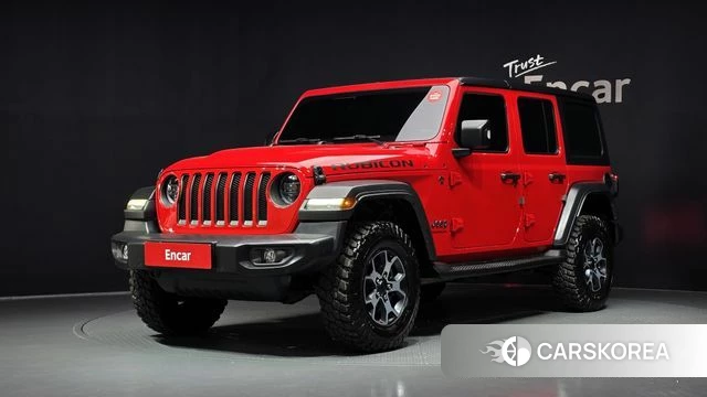 Jeep Wrangler (JL) 2023 Красный из Кореи