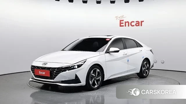 Hyundai Avante (CN7) 2020 Белый из Кореи