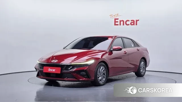 Hyundai The New Avante Hybrid (CN7) 2023 Красный из Кореи