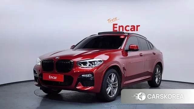 BMW X4 (G02) 2019 Красный из Кореи