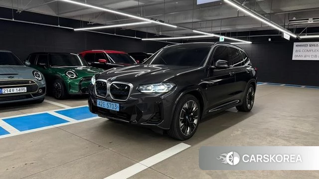 BMW iX3 2023 Серый из Кореи