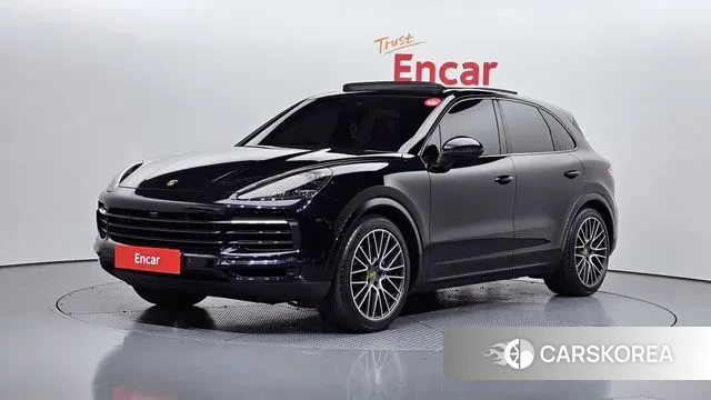 Porsche Cayenne (PO536) 2020 Черный из Кореи