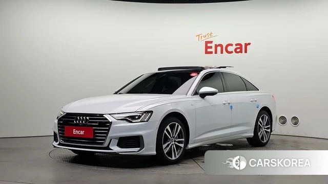 Audi A6 (C8) 2021 Белый из Кореи