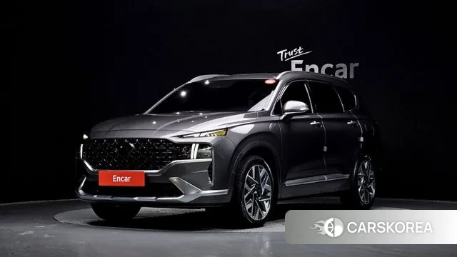 Hyundai The New Santa Fe 2021 Серый из Кореи