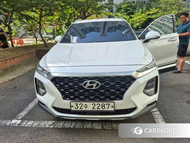Hyundai Santa Fe TM 2019 Белый из Кореи