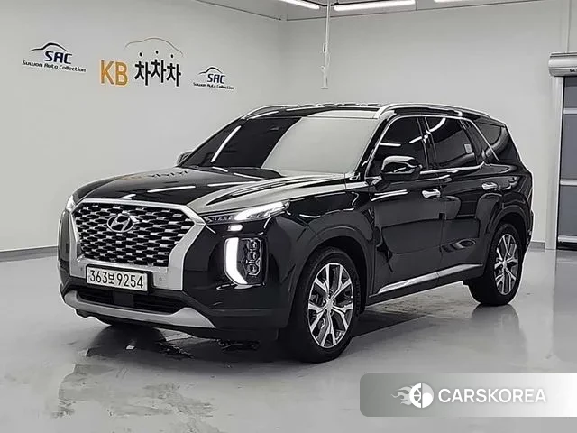 Hyundai Palisade 2021 Черный из Кореи