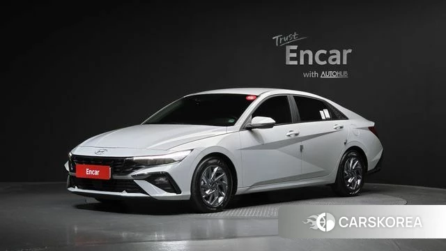 Hyundai The New Avante Hybrid (CN7) 2023 Серебристо-серый из Кореи