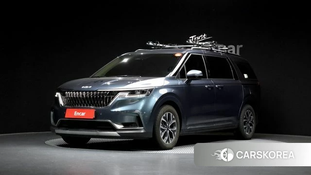 Kia Carnival 4th generation 2023 Небесно-голубой из Кореи