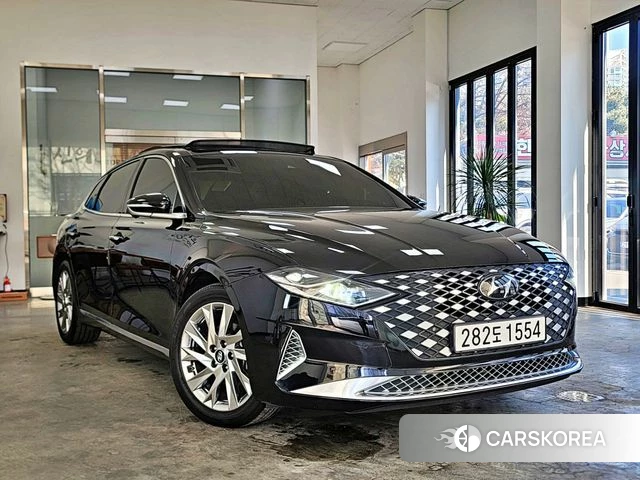Hyundai The New Grandeur IG Hybrid 2021 Черный из Кореи